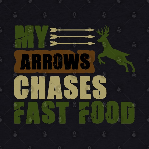 Fast Food Hunting For A Bowhunting Bow Hunter Enthusiast by sBag-Designs